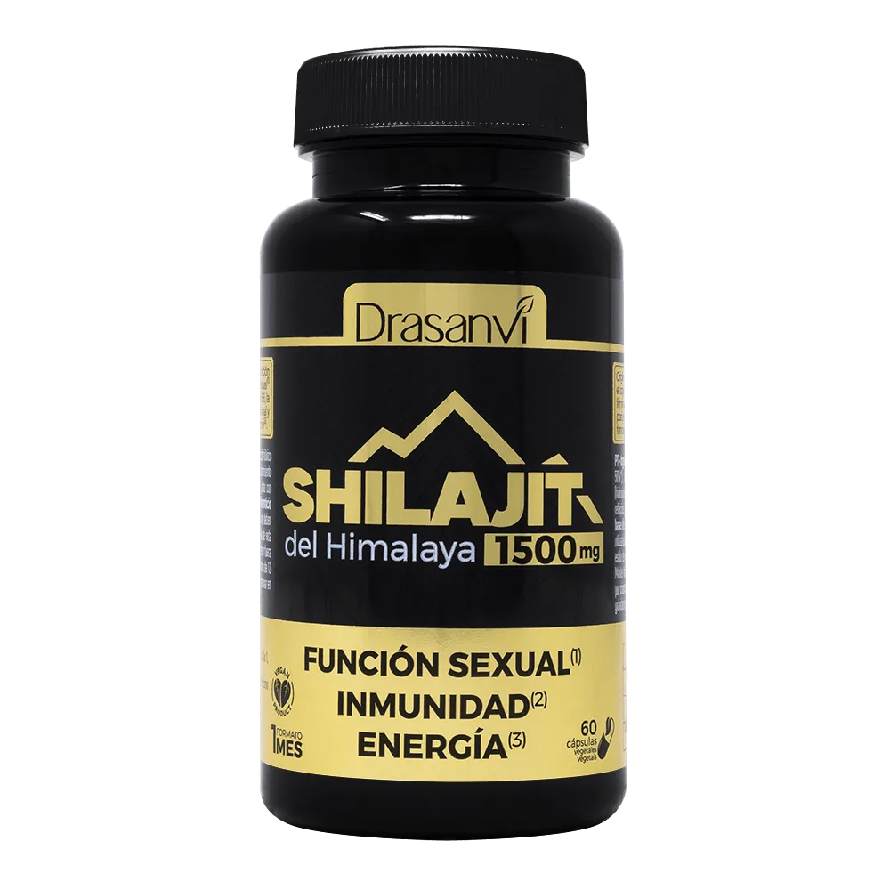SHILAJIT DRASANVÍ 60 CAPSULAS 1500 MG.