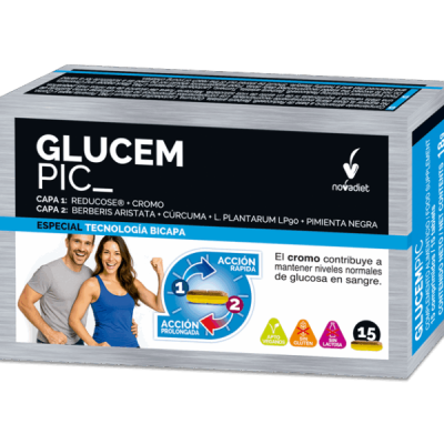GLUCEMPIC NOVADIET 15 COMPRIMIDOS BICAPA